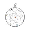 Large Silver Plated Dreamcatcher Pendant