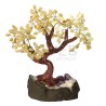Albero di Citrino Grande con Base di Drusa di Ametista