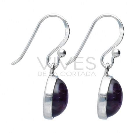 Conjunto de Amatista Oval en Plata de Ley 925