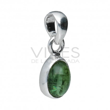 Tourmaline verte en argent 925