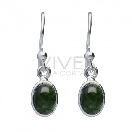 Tourmaline verte en argent 925