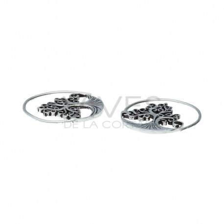 Boucles d'oreilles en plaqué argent (P3)