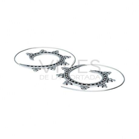 Boucles d'oreilles en plaqué argent (P9)