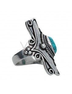 Ring in Silver with Mineral Bath -A59- 2