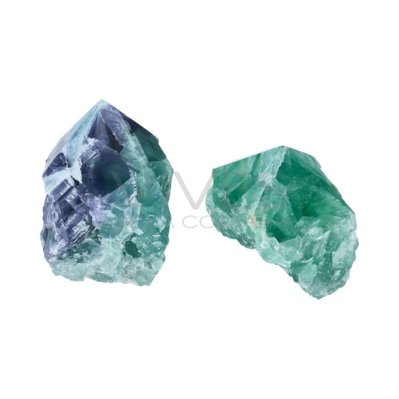 Puntas de Fluorita Verde Semipulida Pack 500gr