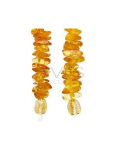 Collar Chip de Ámbar Claro 2