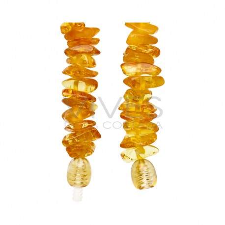 Collar Chip de Ámbar Claro