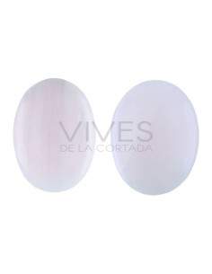 Calcite rosa Mangano Oval (Embalagem 250)