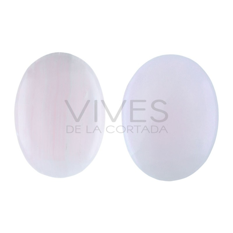 Óvalo de Mangano Calcita Rosa (Pack 250)