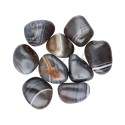 Rodados de Ágata Negra Teñida T-7 (Pack 250gr)