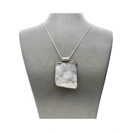 Colgante de Ágata Dendrítica en Plata de Ley 925