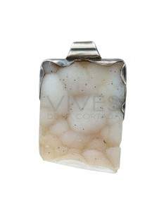 Pendant of Dendritic Agate in 925 Sterling Silver