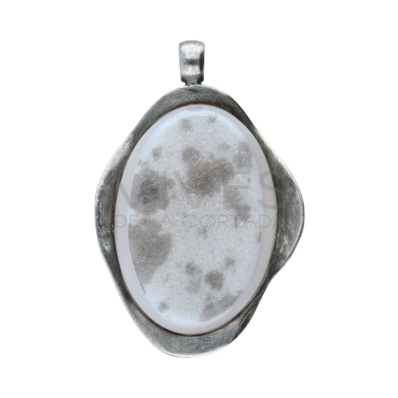 Colgante de Calcedonia en Plata de Ley 925 (F)
