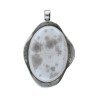 Pendentif en argent 925 avec calcédoine (F)