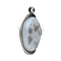 Colgante de Ágata Dendrítica en Plata de Ley 925