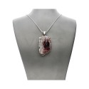 Colgante de Turmalina Rosa en Plata de Ley 925 (U24)