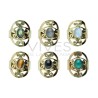 Anello di Bronzo con Minerale -61-