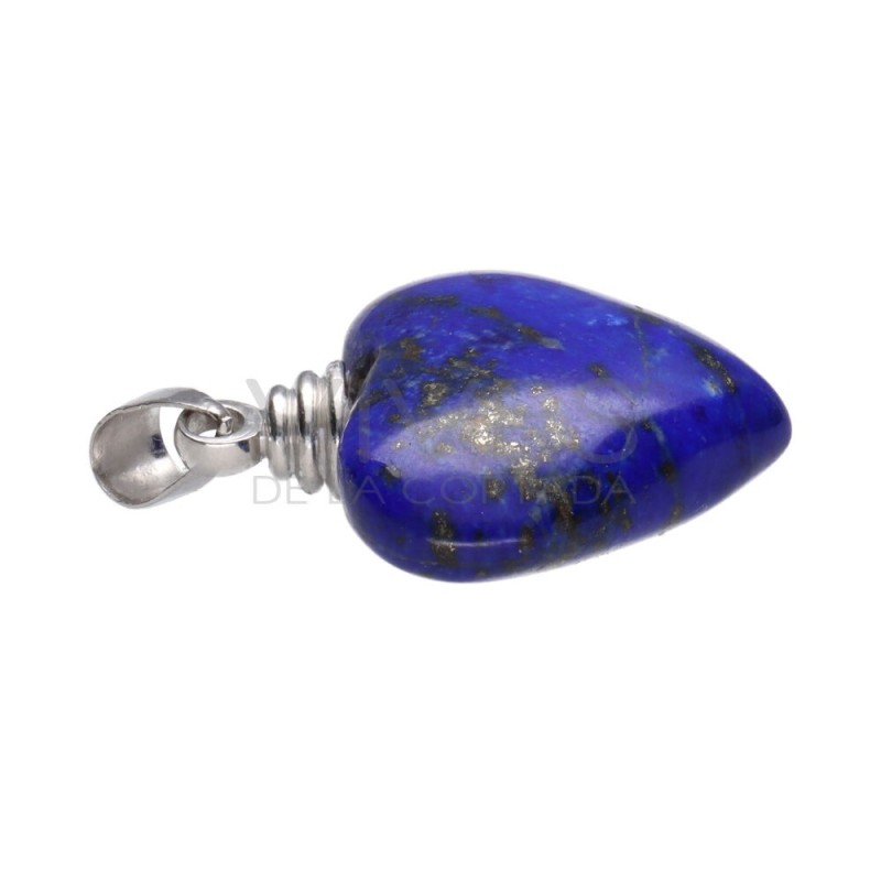 Ciondolo Cuore di Lapislazzuli in Argento Sterling 925