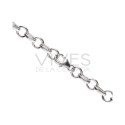 Bracciale in Rodocrosite Grande in Argento Sterling 925