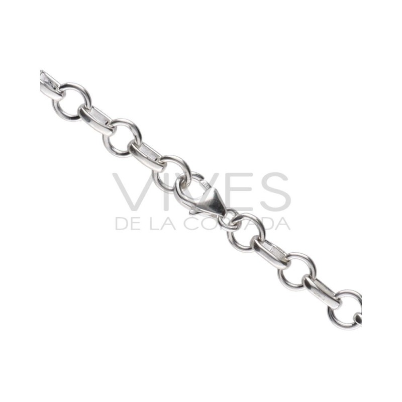 Bracciale in Rodocrosite Grande in Argento Sterling 925