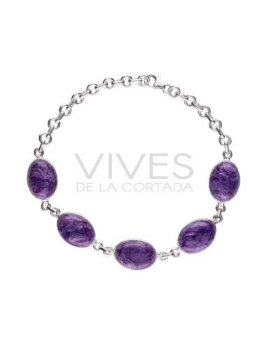 Bracciale di Charoite Grande in...