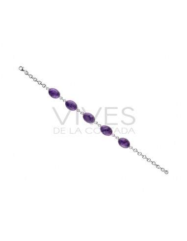 Bracciale di Charoite Grande in...