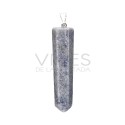 Polished Blue Quartz Point Pendant