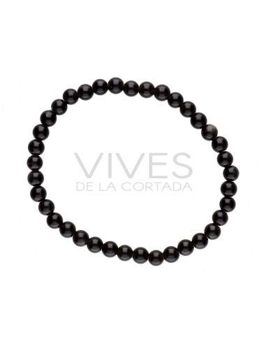 Children's Obsidian Rainbow Bracelet 4mm