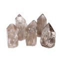 Semi-polished Smoky Quartz Tips (Pack 500 gr)