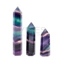 Punte di Fluorite Arcobaleno Lucidate (Confezione da 250 gr)