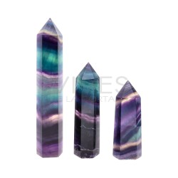 Punte di Fluorite Arcobaleno Lucidate (Confezione da 250 gr)