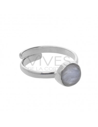 Set Circle of Chalcedon em Sterling...