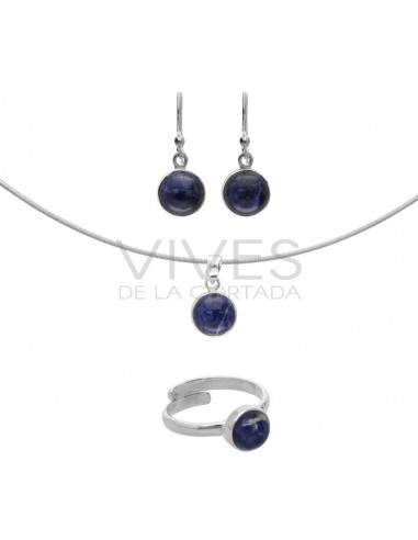 Set Cerchio di Sodalite in Argento...
