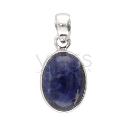 Sodalite Oval Set in Sterling Silver 925