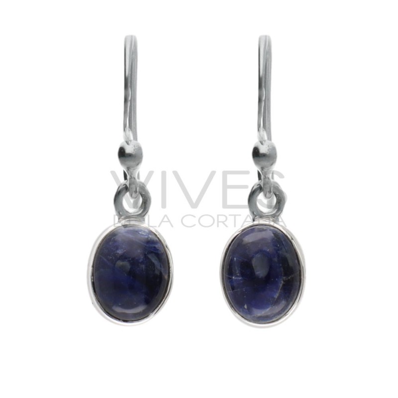 Set Ovale in Sodalite in Argento Sterling 925