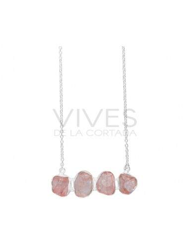 Ciondolo grezzo di Morganite in...