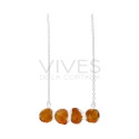 Pendentif Citrine brute en argent 925