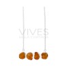 Pendentif Citrine brute en argent 925