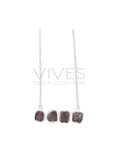 Quartz fumé Pendentif en...