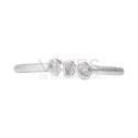 925 Sterling Silver Hérkimer Rough Quartz Bracelet