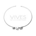 Pulseira de Quartzo Hérkimer em Bruto em Sterling Silver 925