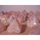 Pointes semi-pulées à quartz rose (300-400gr)