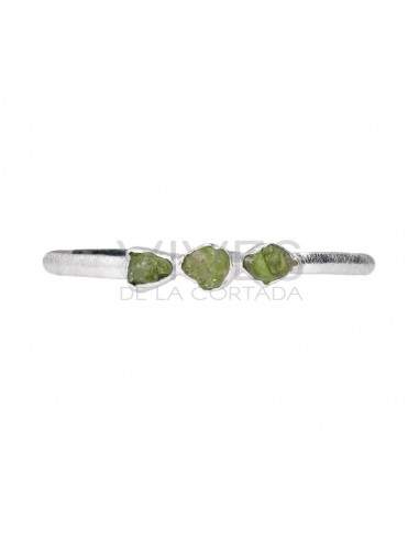 Bracciale di Peridoto grezzo in...