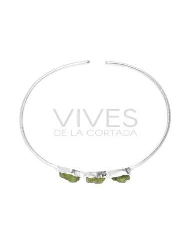 Bracciale di Peridoto grezzo in...
