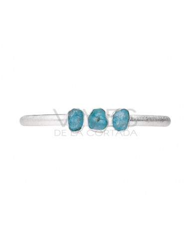 Braccialetto di Apatite grezza in...