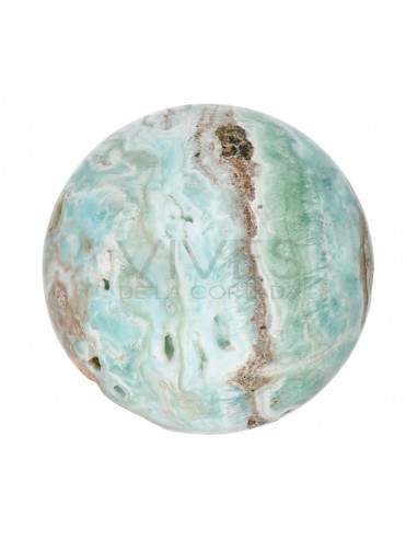 Sfera di Aragonite Blu