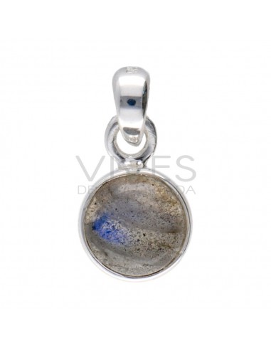Petit pendentif cercle en Labradorite...