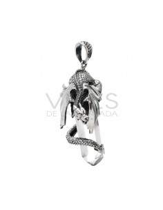 Pendentif Dragon en argent... 2
