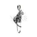 Dragon Pendant Open Wings em Punta de Cuarzo M em Sterling Silver 925