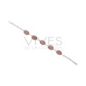 Pulseira de Adularia Mediana em Sterling Silver 925